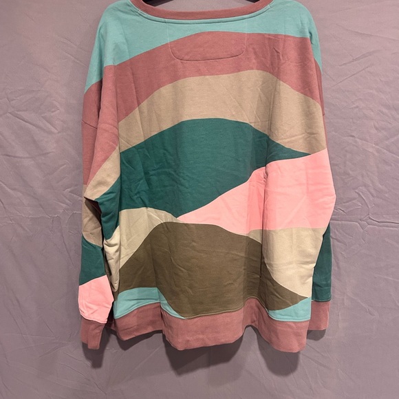 Ascend Multicolor Striped Sweatshirt - Picture 2 of 4